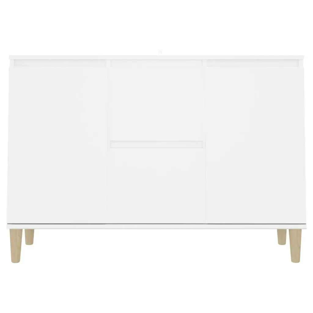 Sideboard White 101x35x70 cm Engineered Wood 806103