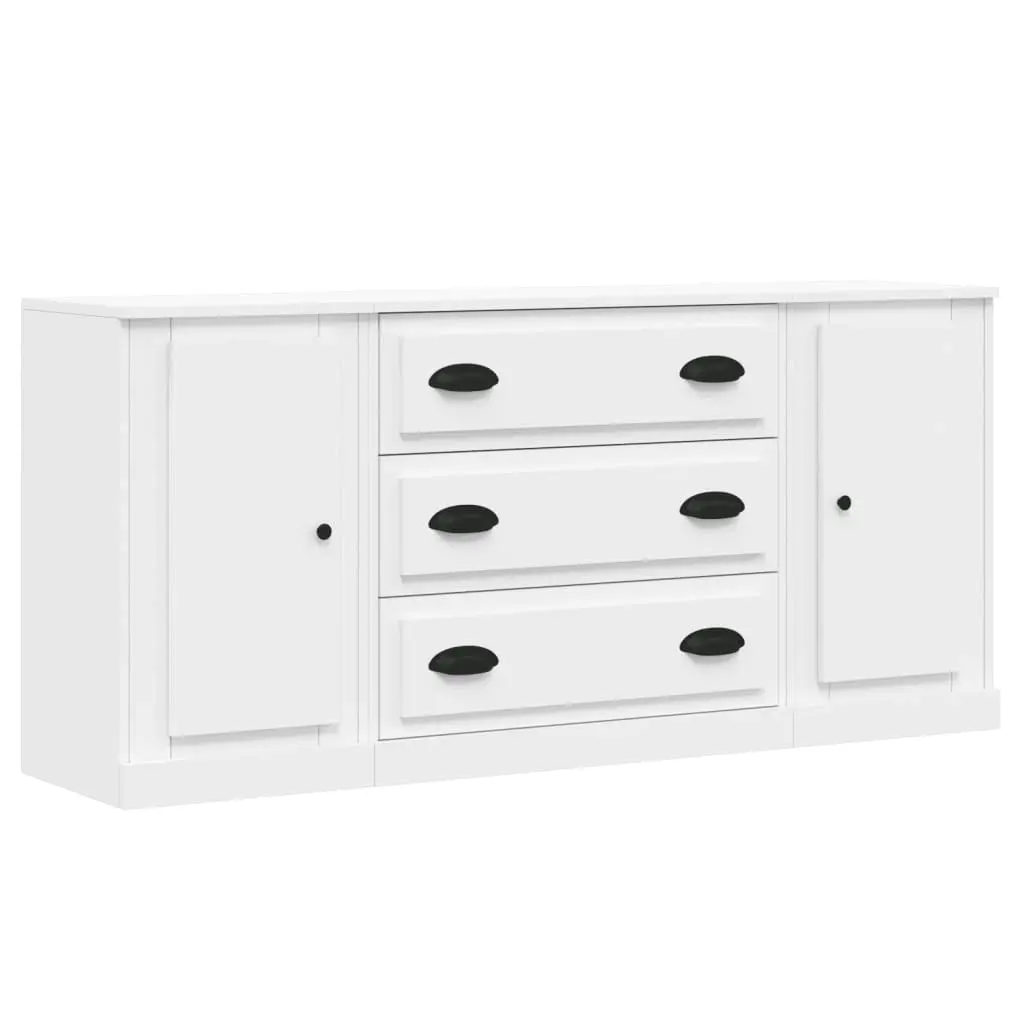 Sideboards 3 pcs White Engineered Wood 3185247