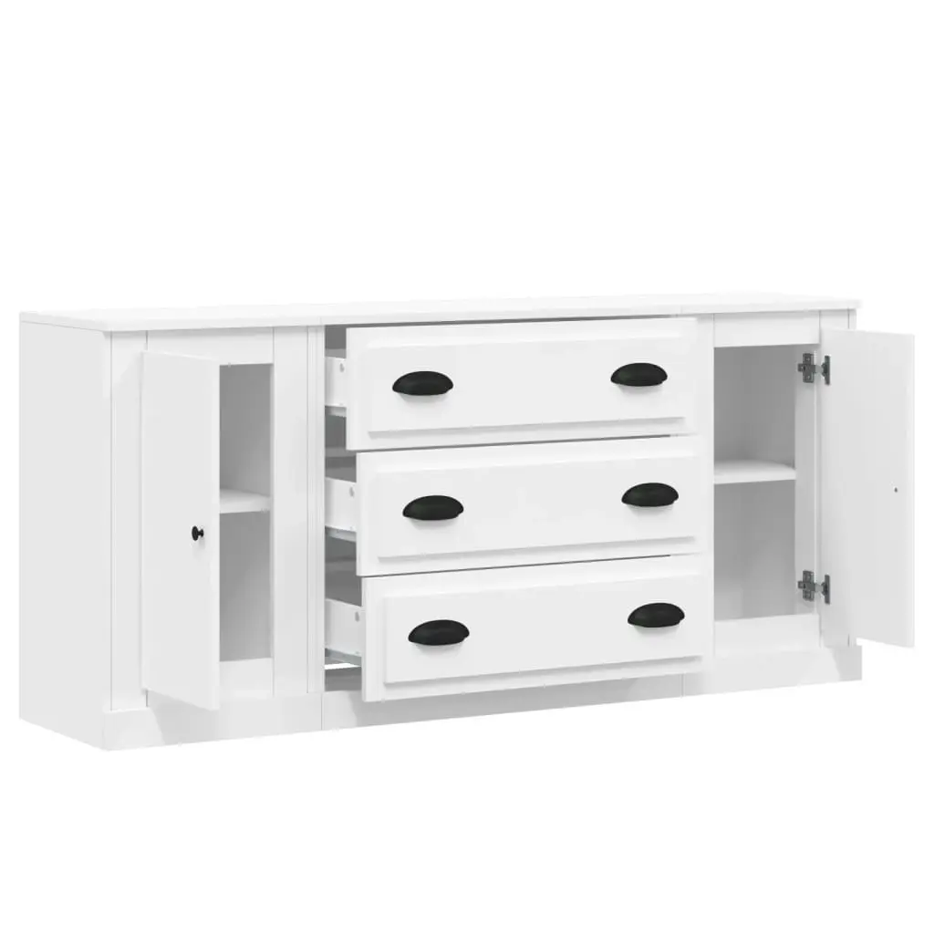 Sideboards 3 pcs White Engineered Wood 3185247