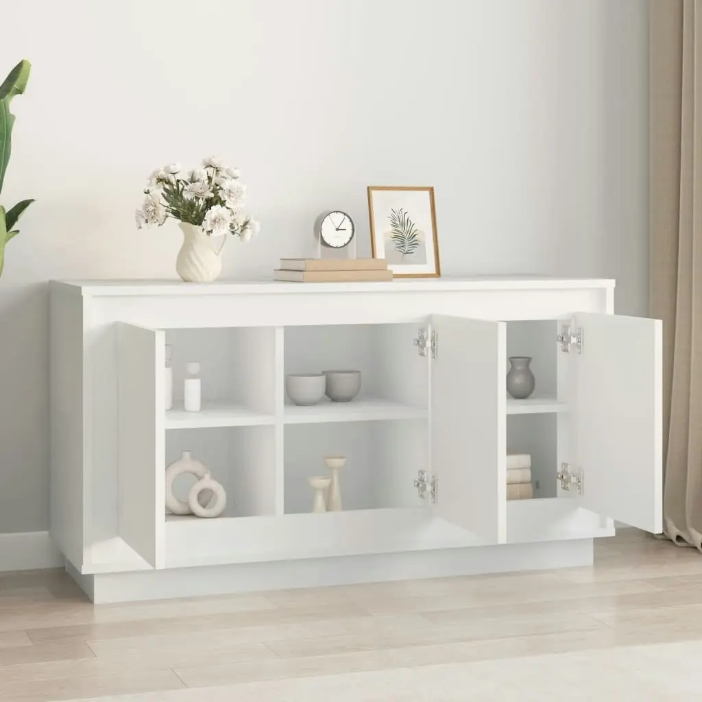 Sideboard White 102x35x55 cm Engineered Wood 831885