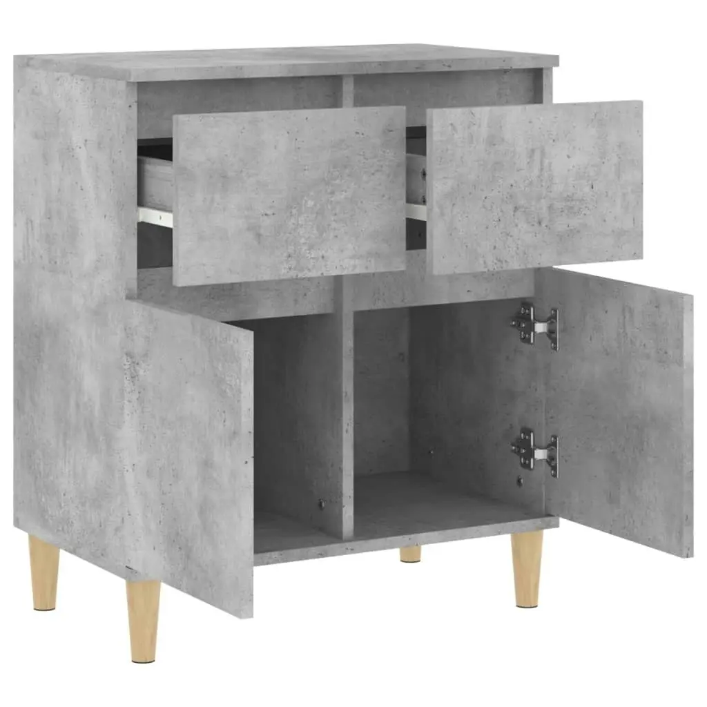 Sideboard Concrete Grey 60x35x70 cm Engineered Wood 819680