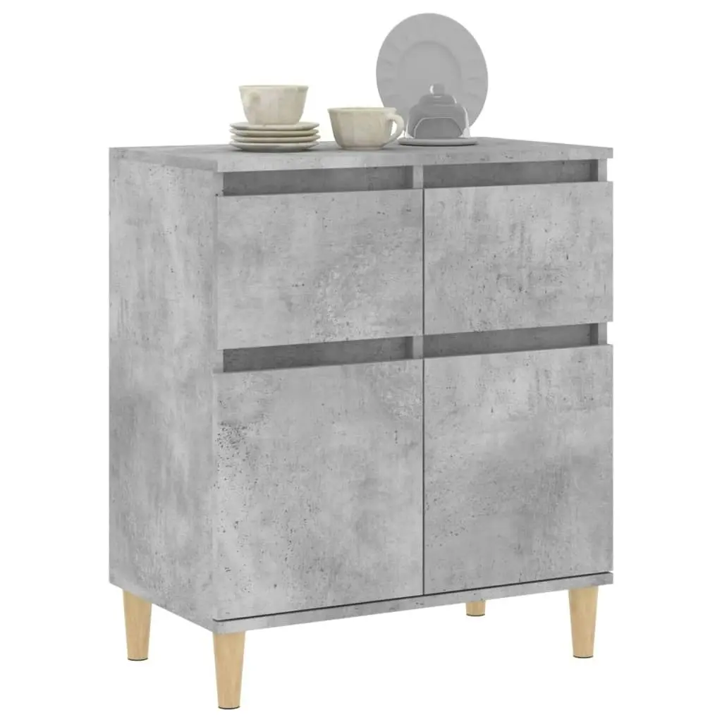 Sideboard Concrete Grey 60x35x70 cm Engineered Wood 819680