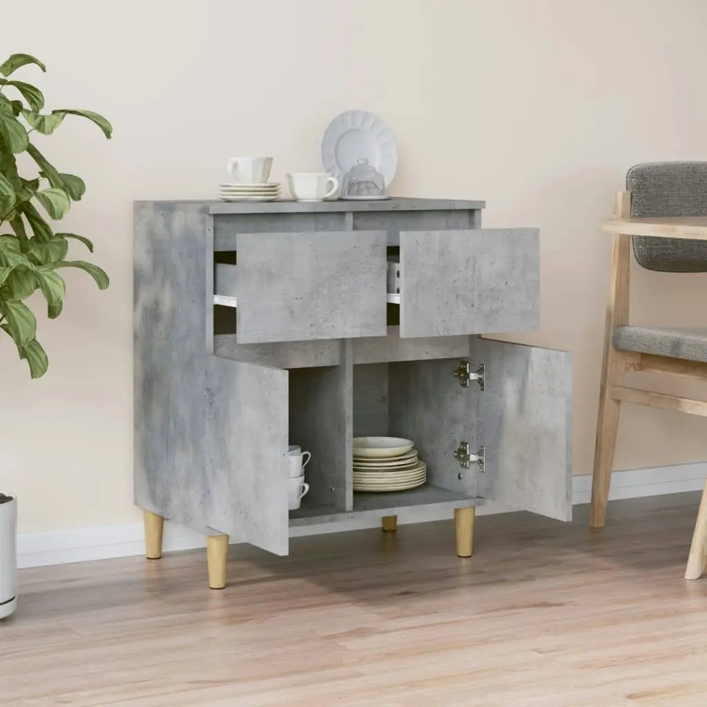 Sideboard Concrete Grey 60x35x70 cm Engineered Wood 819680