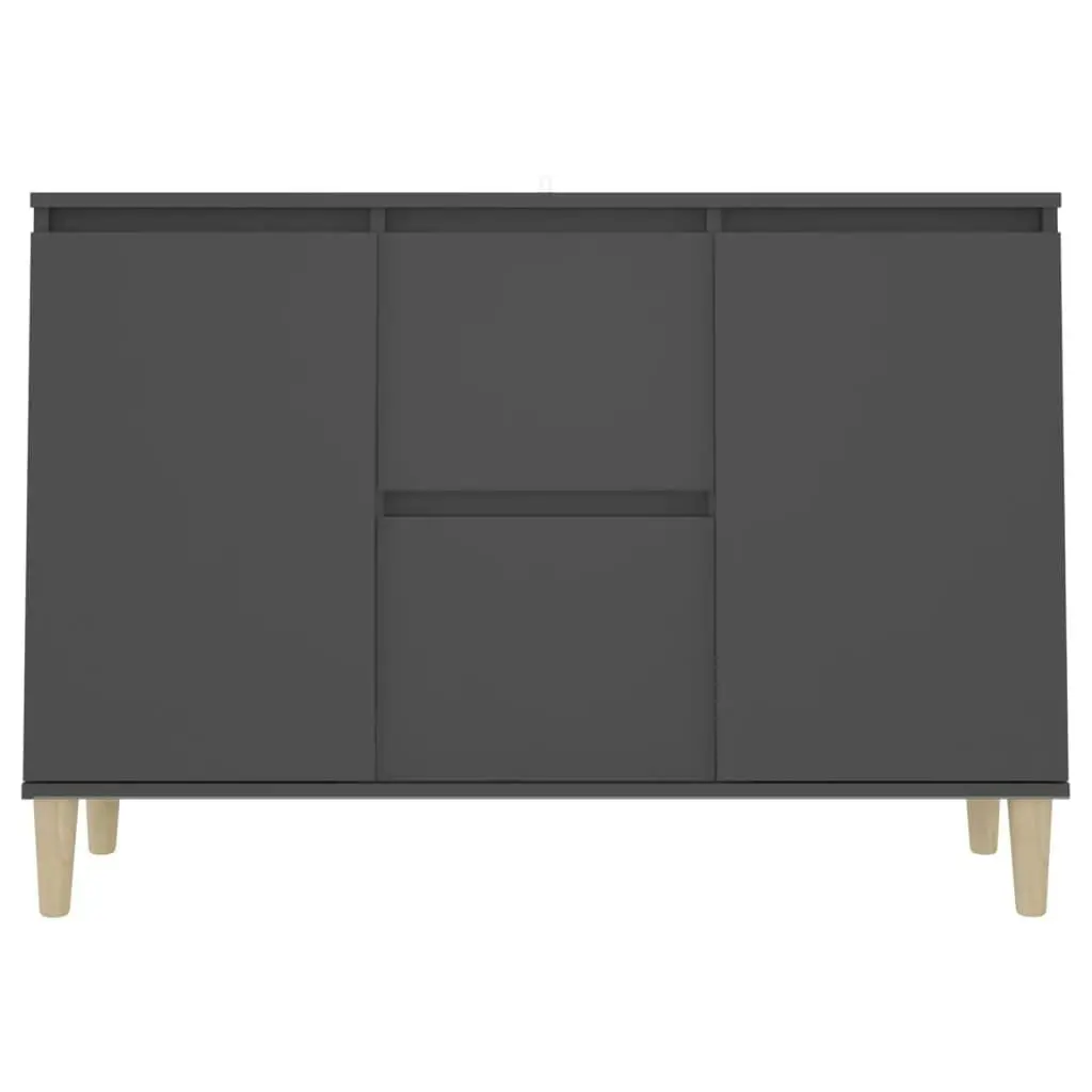 Sideboard Grey 101x35x70 cm Engineered Wood 806105