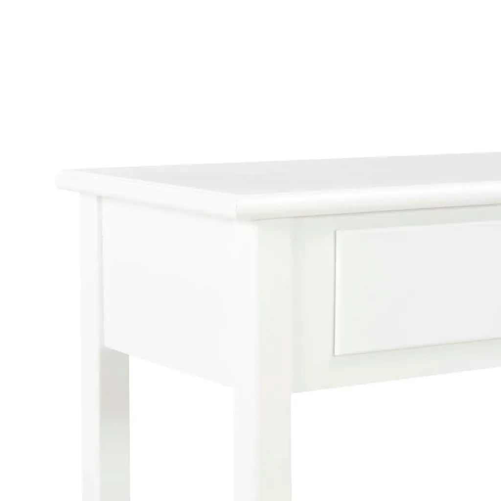 Sideboard White 110x35x80 cm MDF 280028