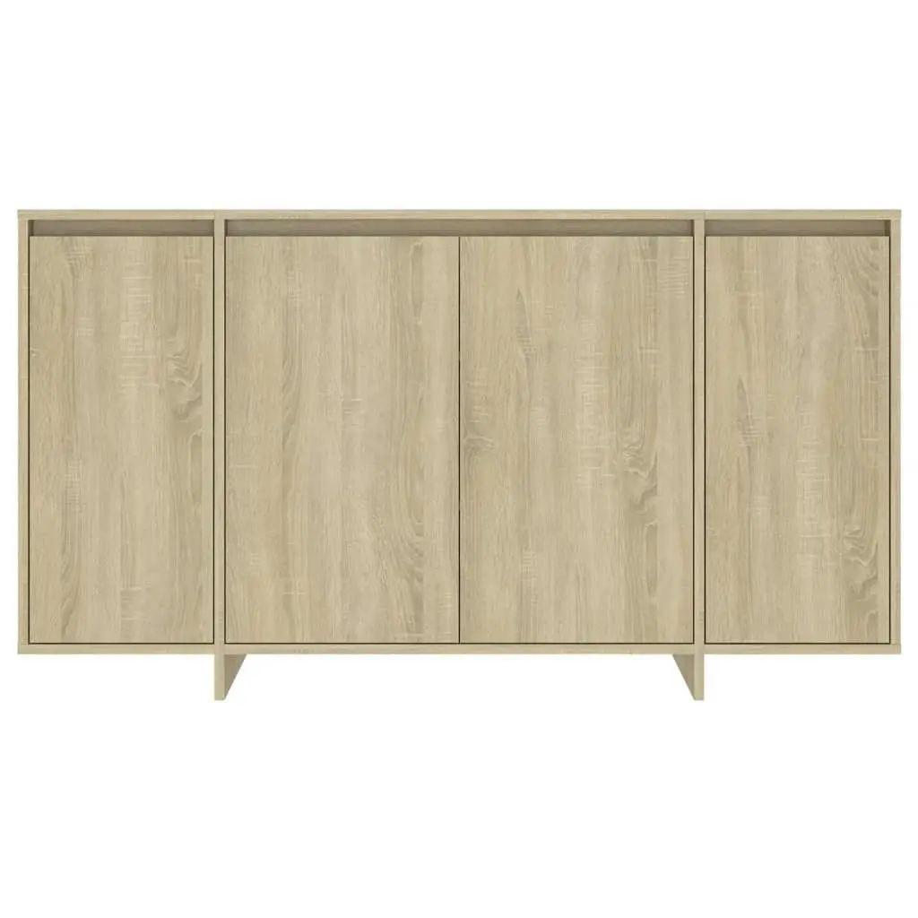 Sideboard Sonoma Oak 135x41x75 cm Engineered Wood 809596