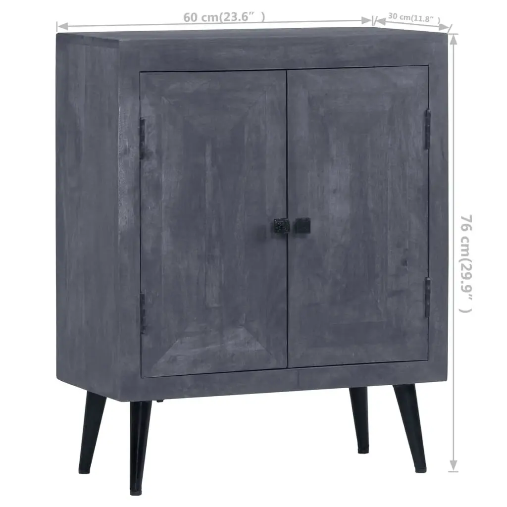 Sideboard Solid Mango Wood 60x30x76 cm 245909