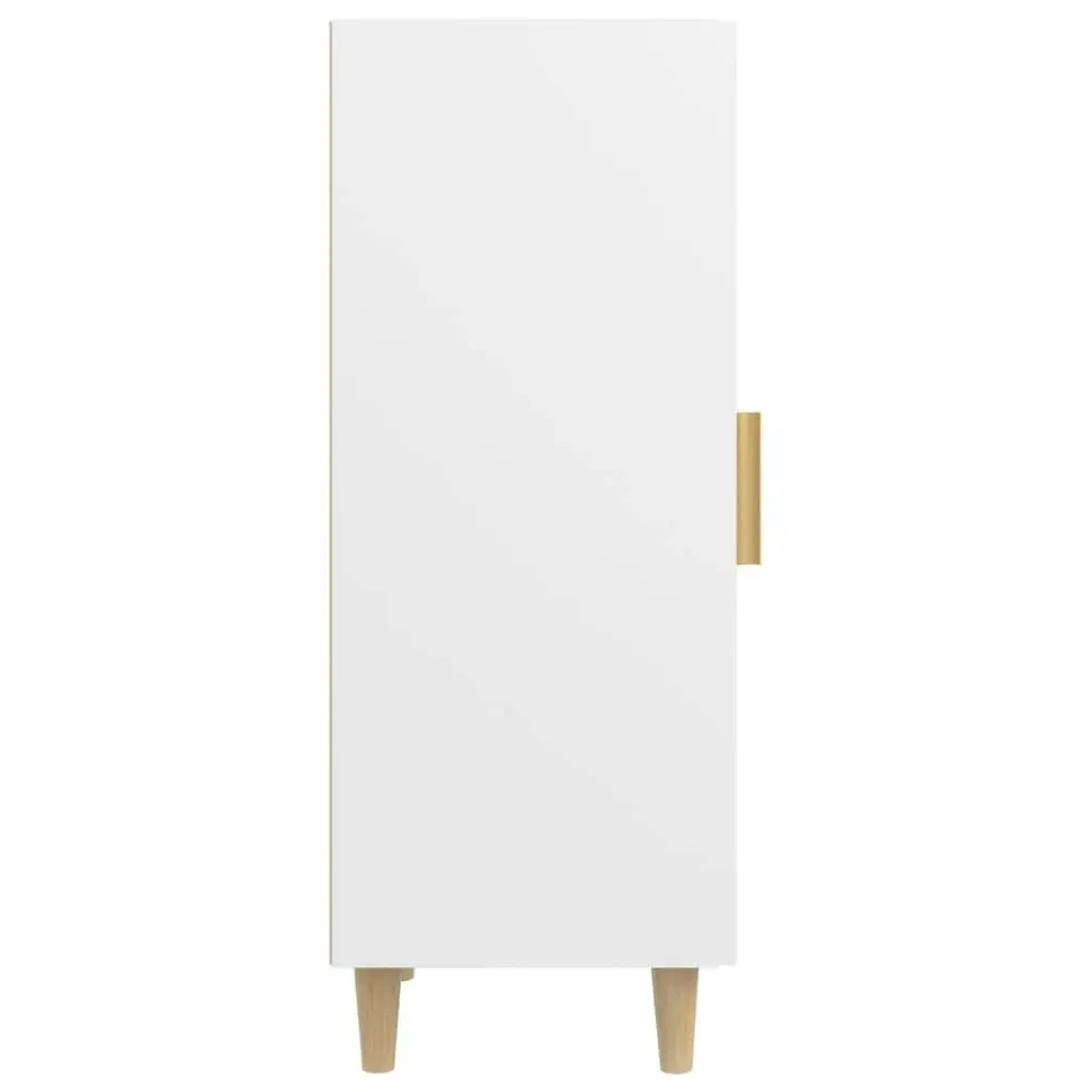 Sideboard White 34.5x34x90 cm Engineered Wood 812393