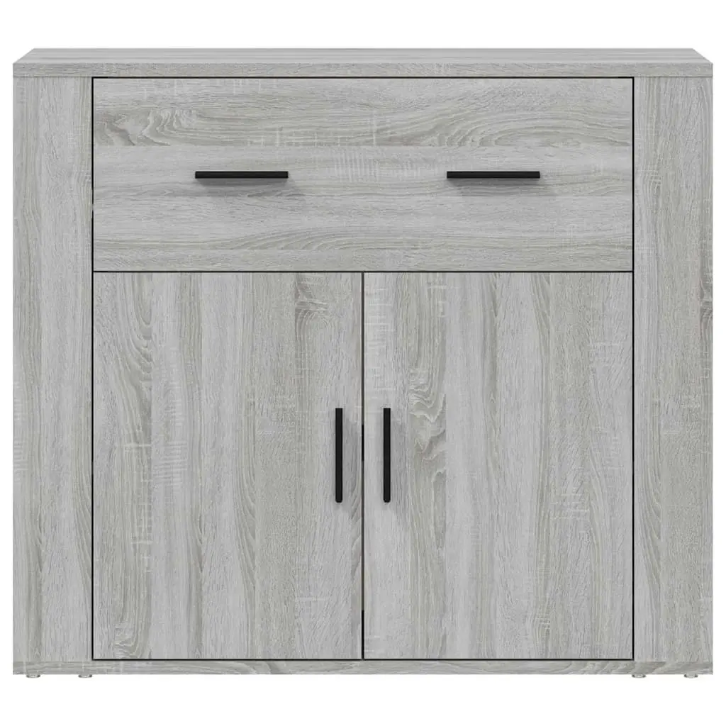 Sideboard Grey Sonoma 80x33x70 cm Engineered Wood 816574