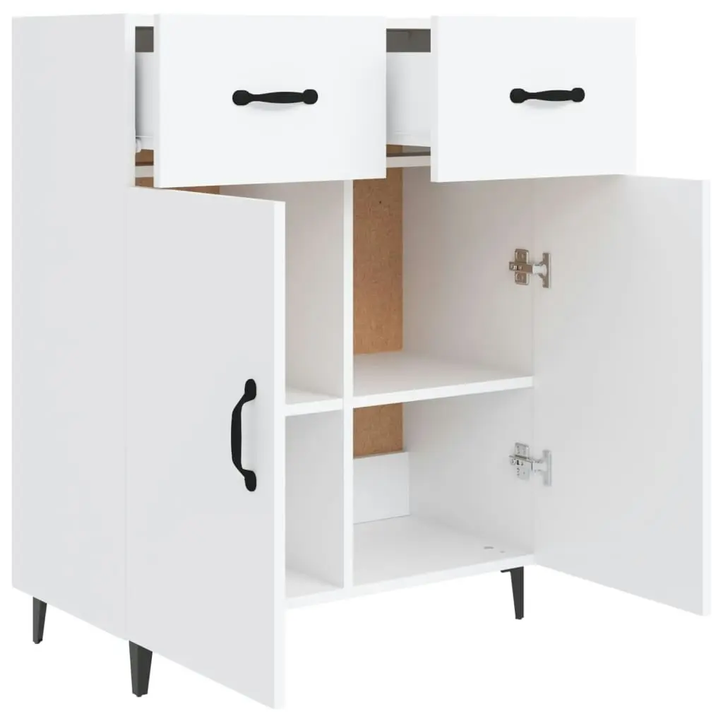 Sideboard White 69.5x34x90 cm Engineered Wood 812195