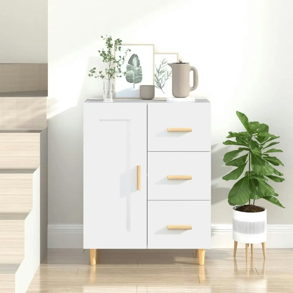 Sideboard White 69.5x34x90 cm Engineered Wood 812222