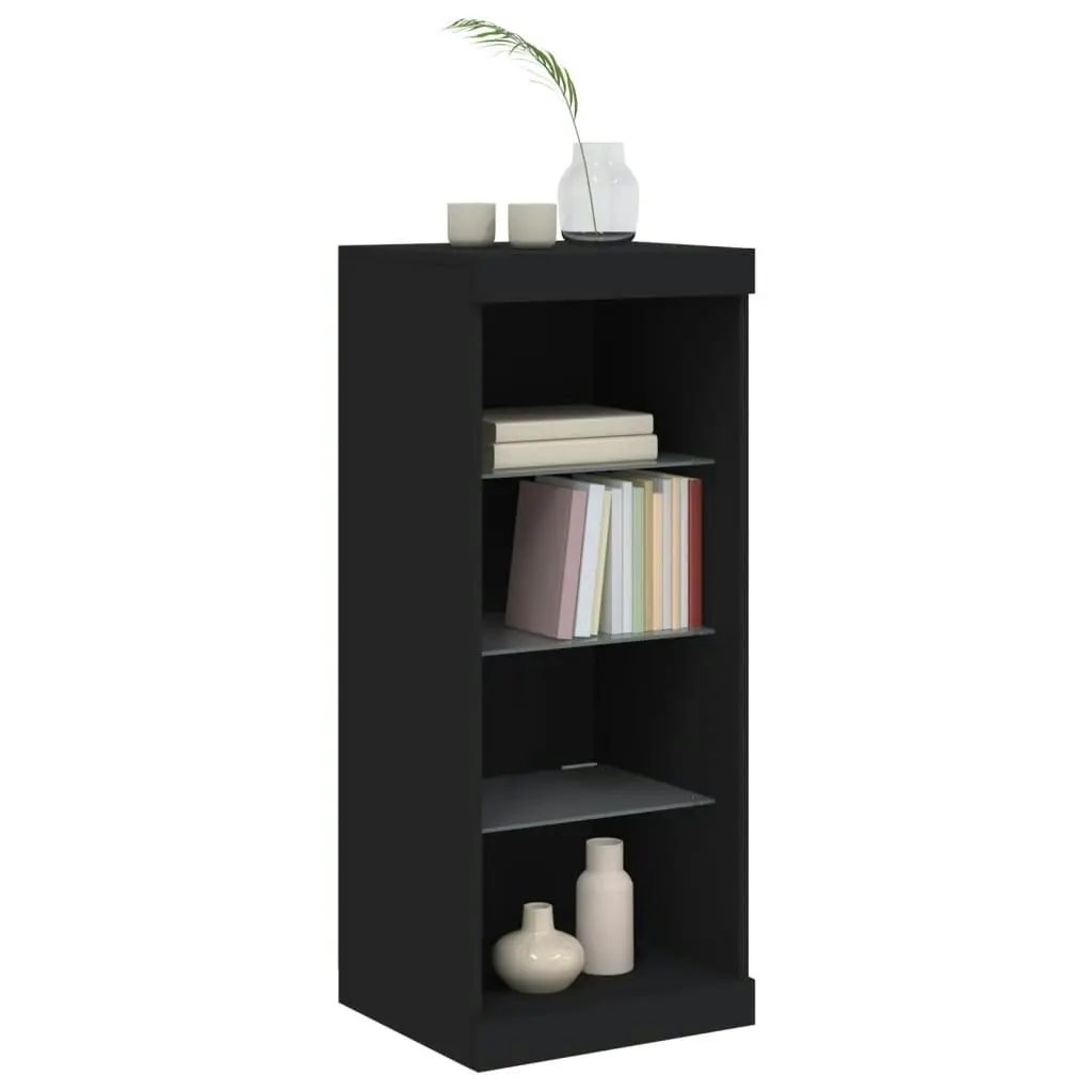 Sideboard with LED Lights Black 41x37x100 cm 836729