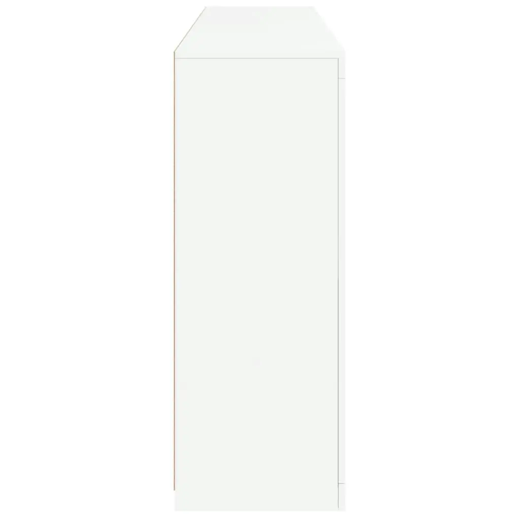 Sideboard with LED Lights White 162x37x100 cm 3209142