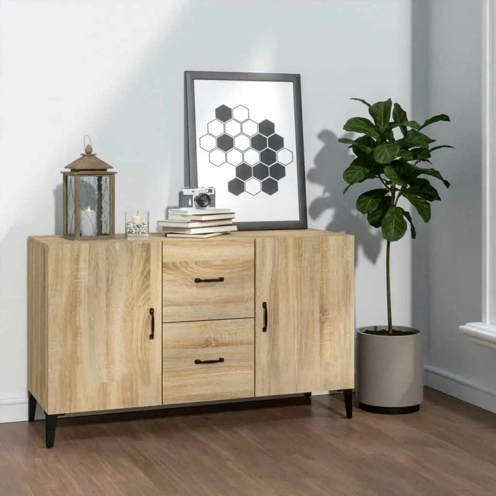 Sideboard Sonoma Oak 100x36x60 cm Engineered Wood 812522