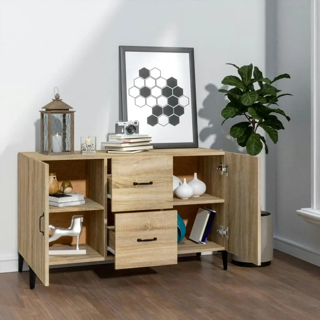 Sideboard Sonoma Oak 100x36x60 cm Engineered Wood 812522