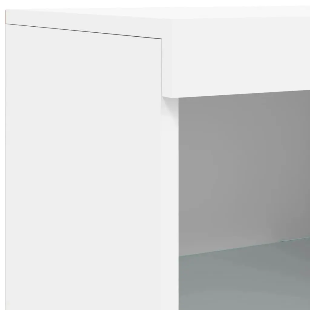 Sideboard with LED Lights White 41x37x100 cm 836686