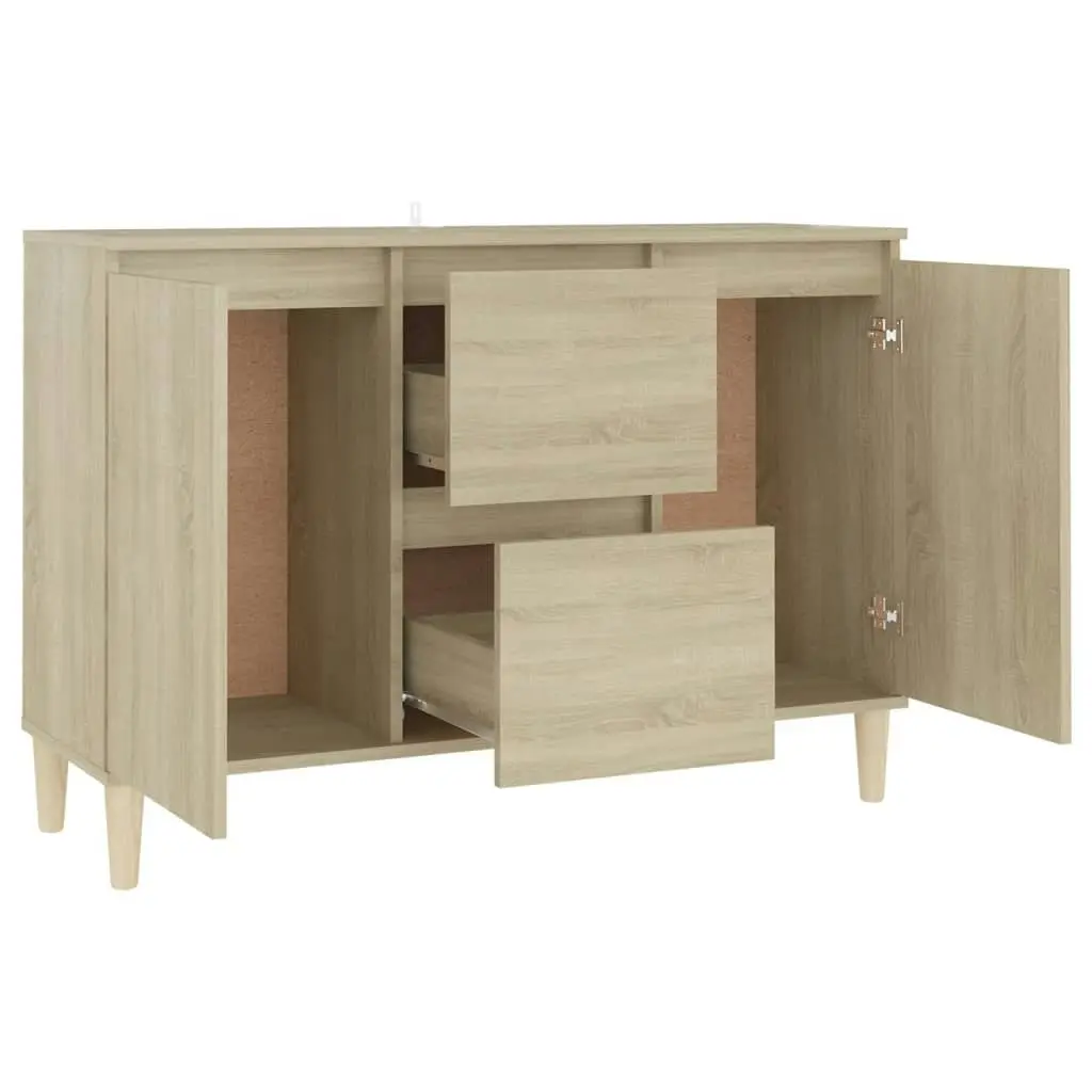 Sideboard Sonoma Oak 101x35x70 cm Engineered Wood 806106