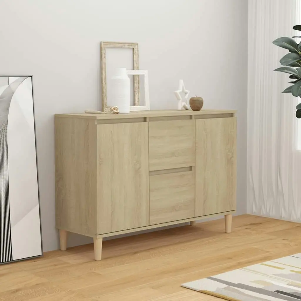 Sideboard Sonoma Oak 101x35x70 cm Engineered Wood 806106