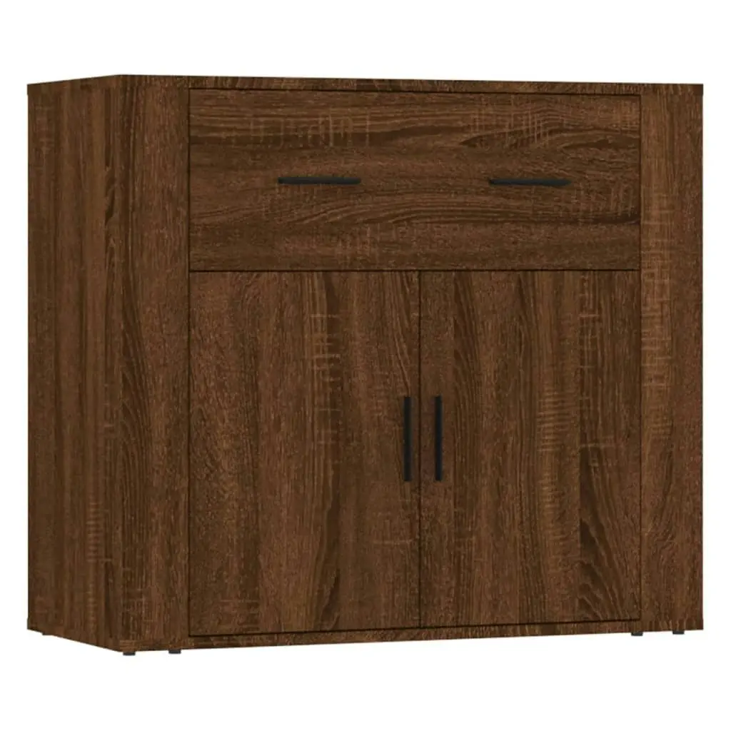 Sideboards 3 pcs Brown Oak Engineered Wood 3185430