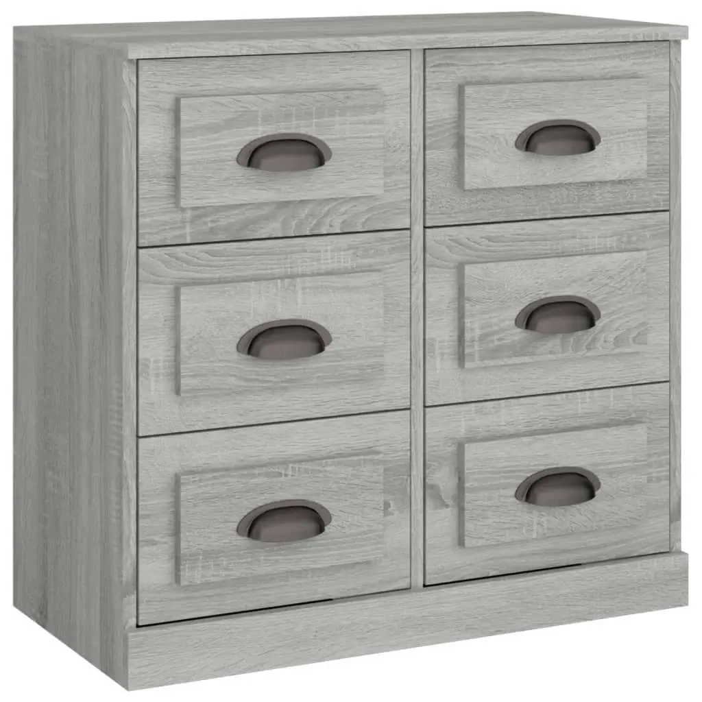 Sideboards 3 pcs Grey Sonoma Engineered Wood 3185293