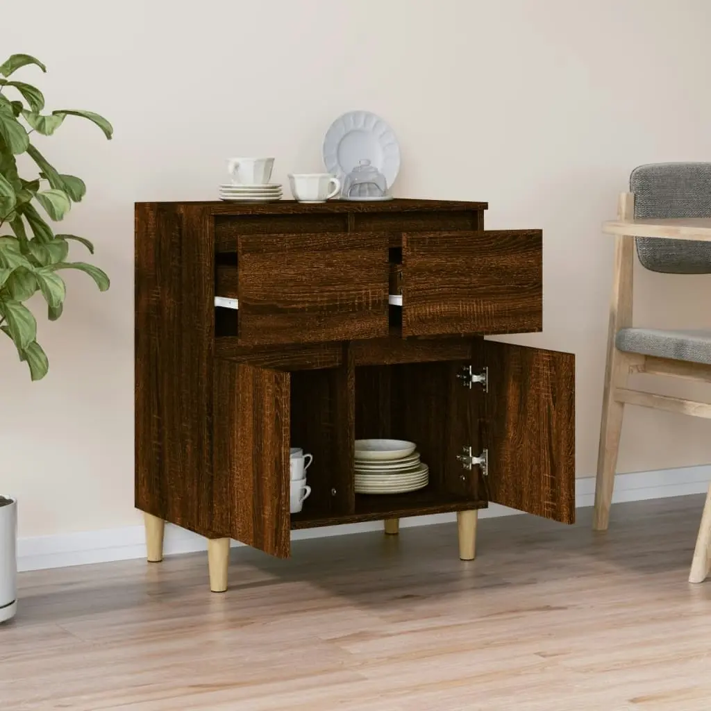 Sideboard Brown Oak 60x35x70 cm Engineered Wood 819683