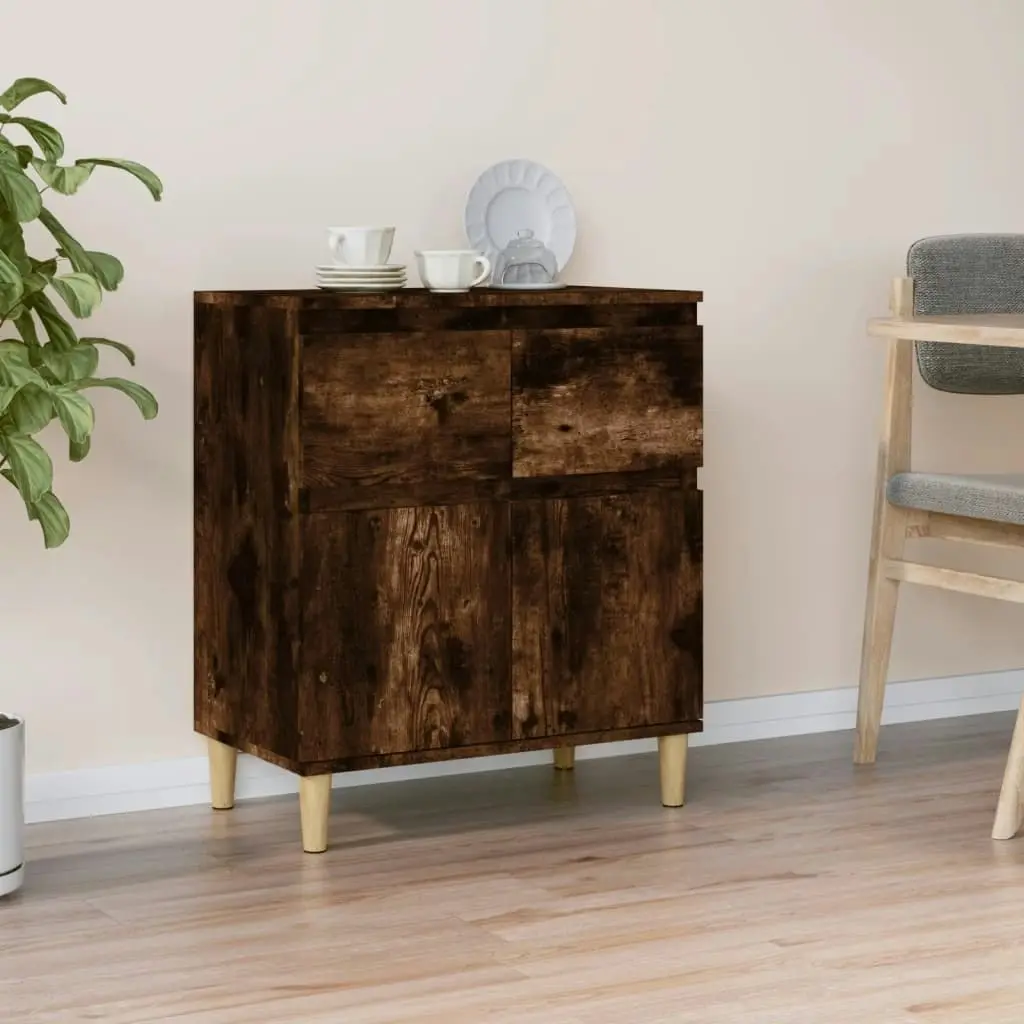 Sideboard Smoked Oak 60x35x70 cm Engineered Wood 819681