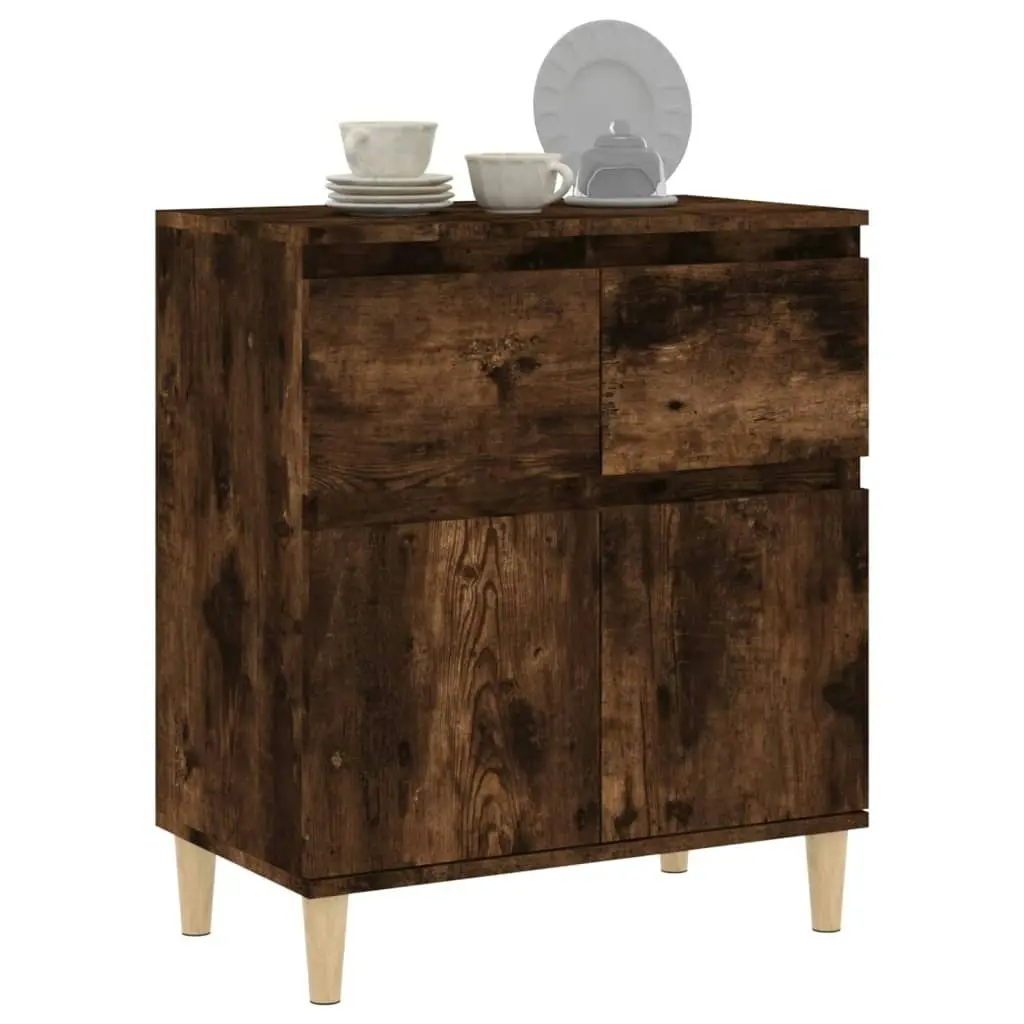 Sideboard Smoked Oak 60x35x70 cm Engineered Wood 819681