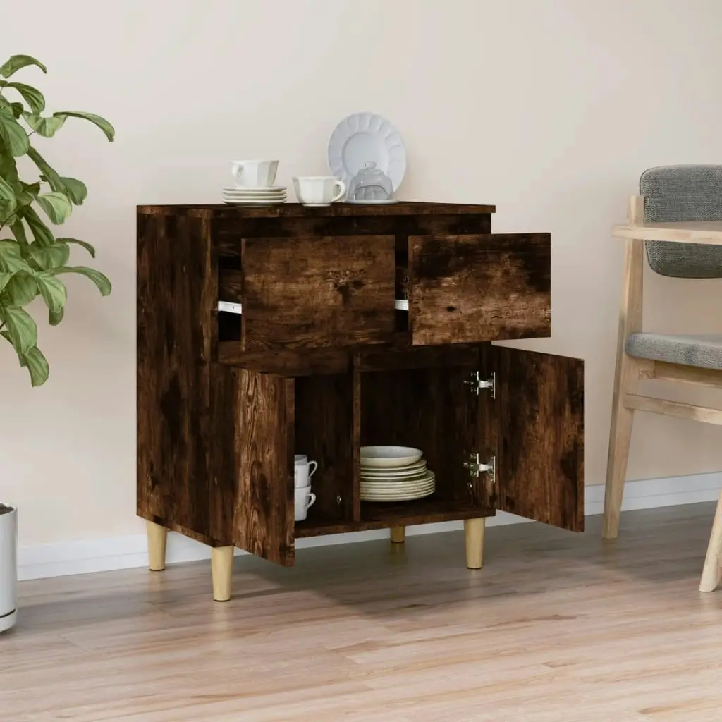 Sideboard Smoked Oak 60x35x70 cm Engineered Wood 819681