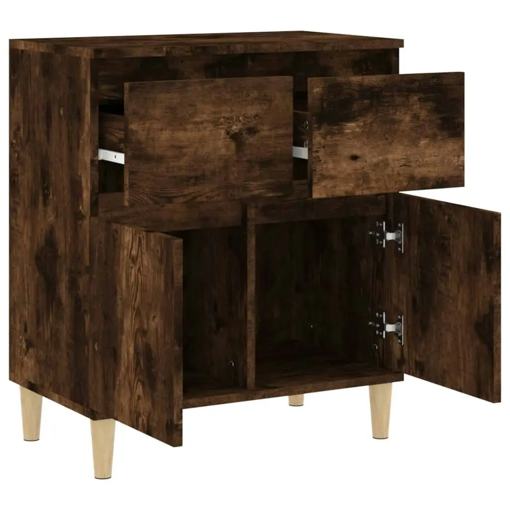 Sideboard Smoked Oak 60x35x70 cm Engineered Wood 819681