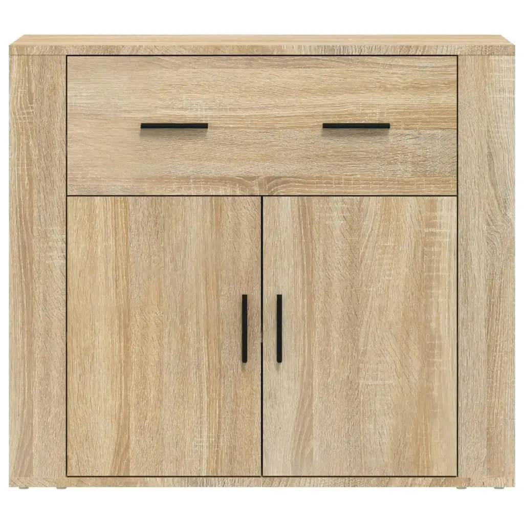 Sideboard Sonoma Oak 80x33x70 cm Engineered Wood 816571