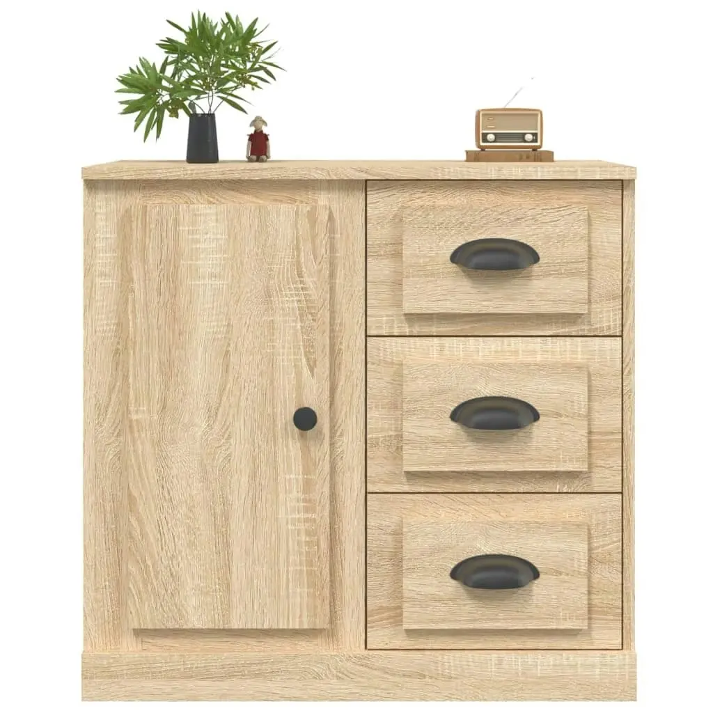 Sideboard Sonoma Oak 70x35.5x67.5 cm Engineered Wood 816195