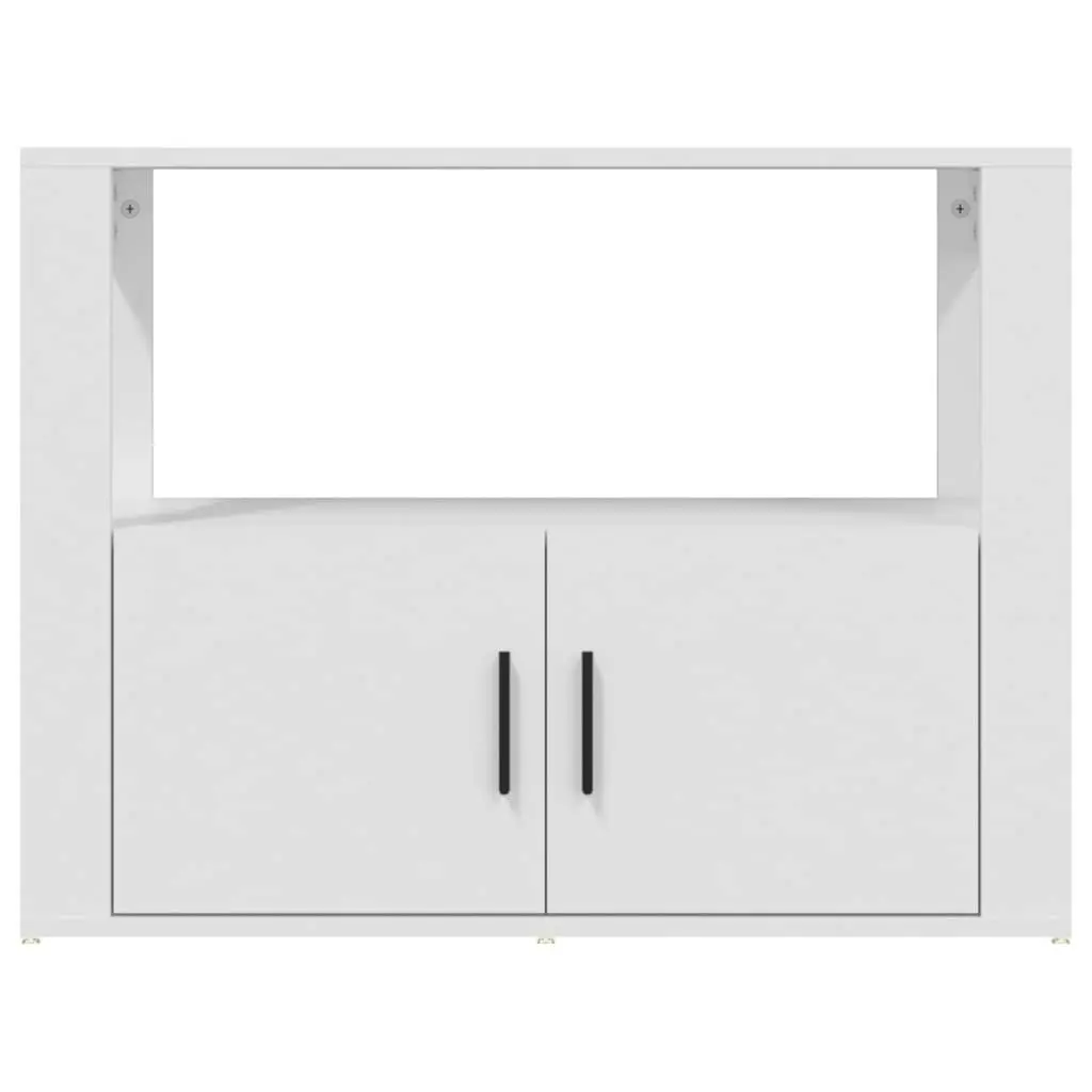 Sideboard White 80x30x60 cm Engineered Wood 819452