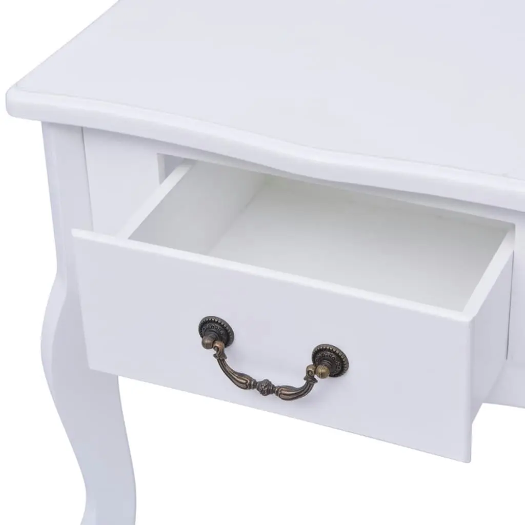 Bedside Cabinets 2 pcs MDF White 242750