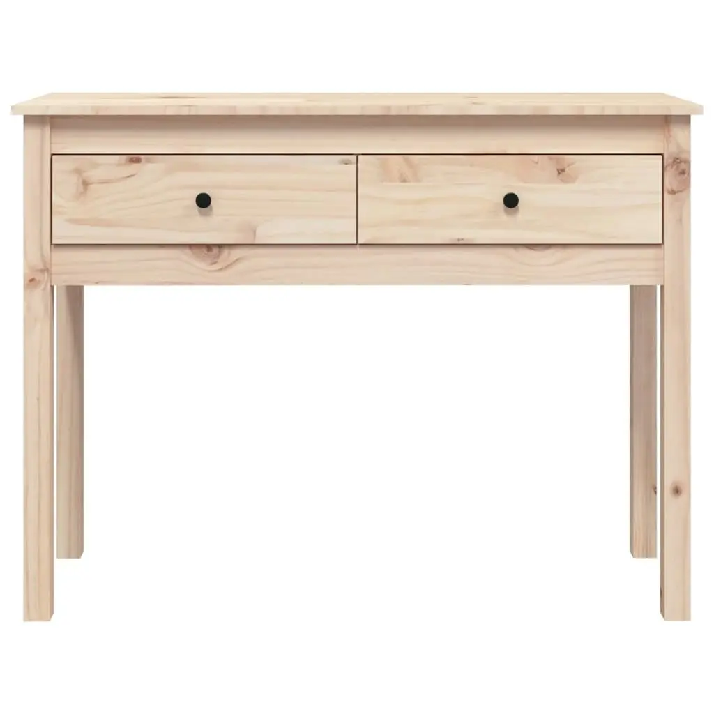 Console Table 100x35x75 cm Solid Wood Pine 814614