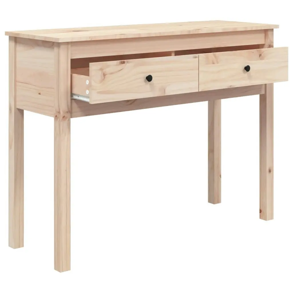 Console Table 100x35x75 cm Solid Wood Pine 814614