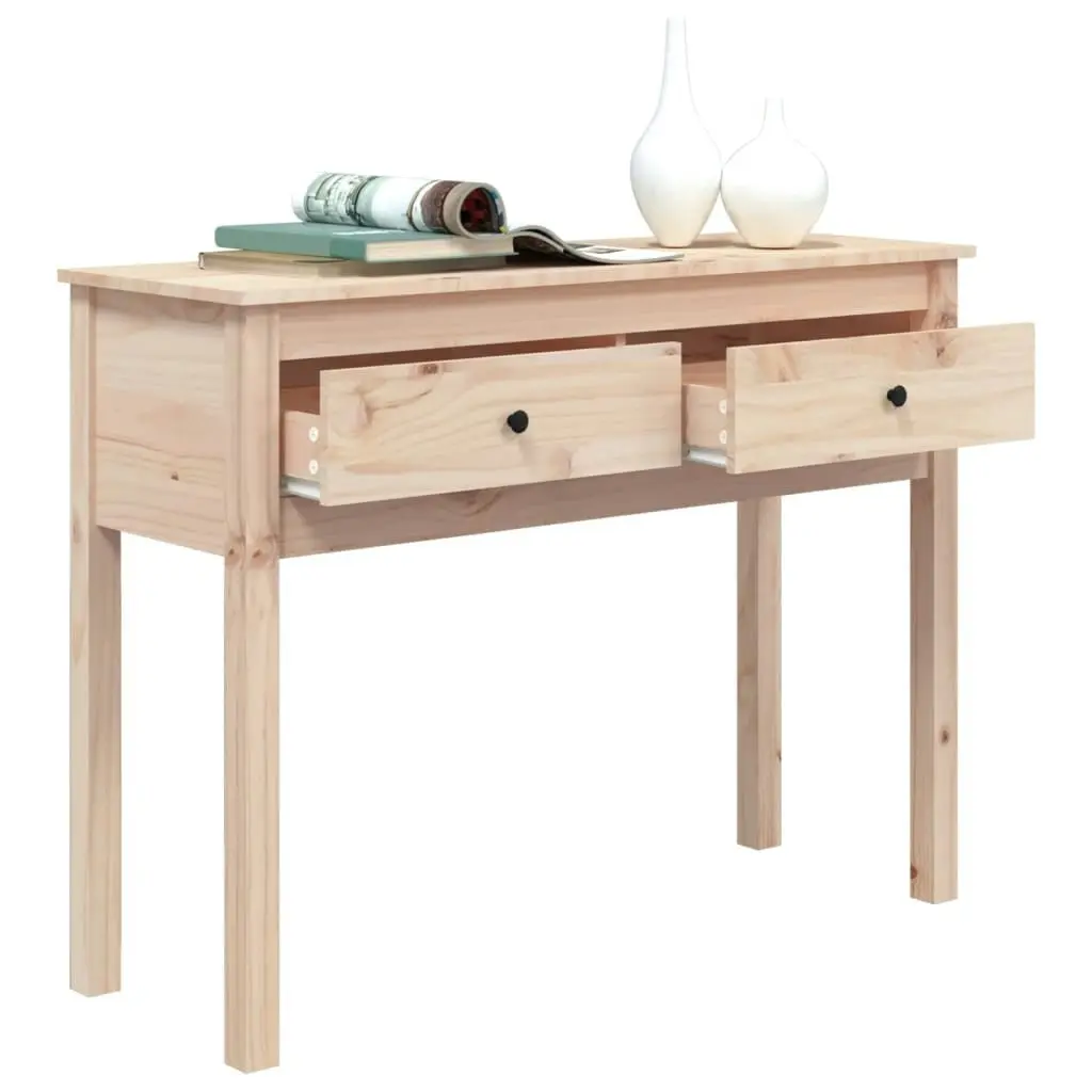 Console Table 100x35x75 cm Solid Wood Pine 814614