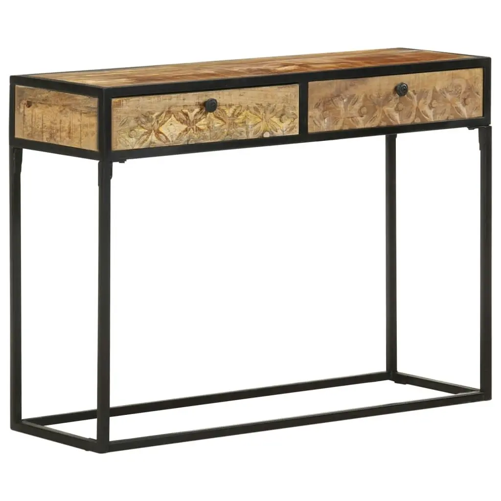 Console Table 100x35x75 cm Solid Mango Wood 321713