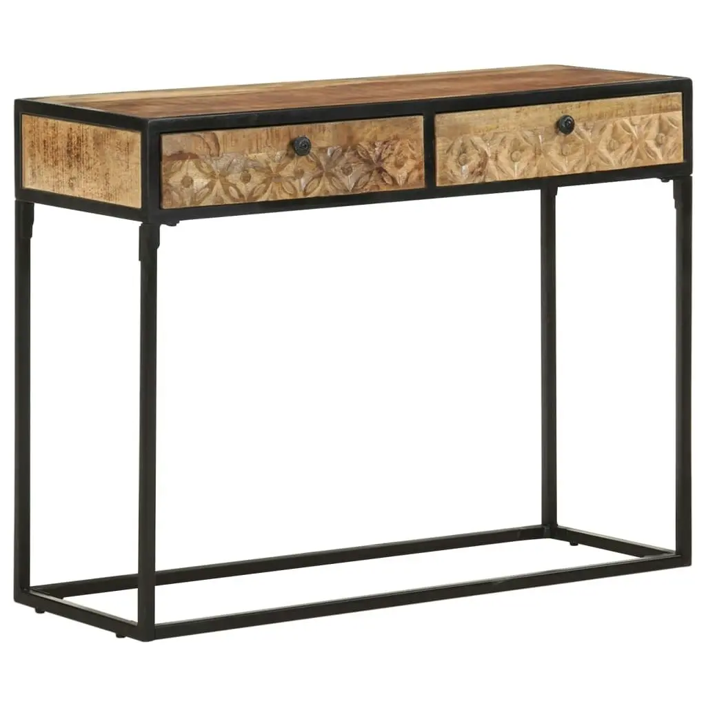 Console Table 100x35x75 cm Solid Mango Wood 321713