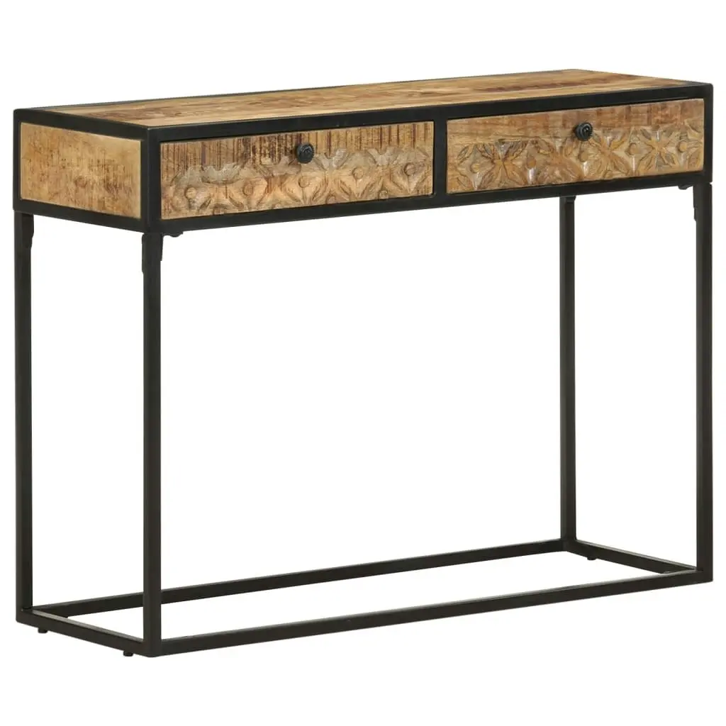 Console Table 100x35x75 cm Solid Mango Wood 321713