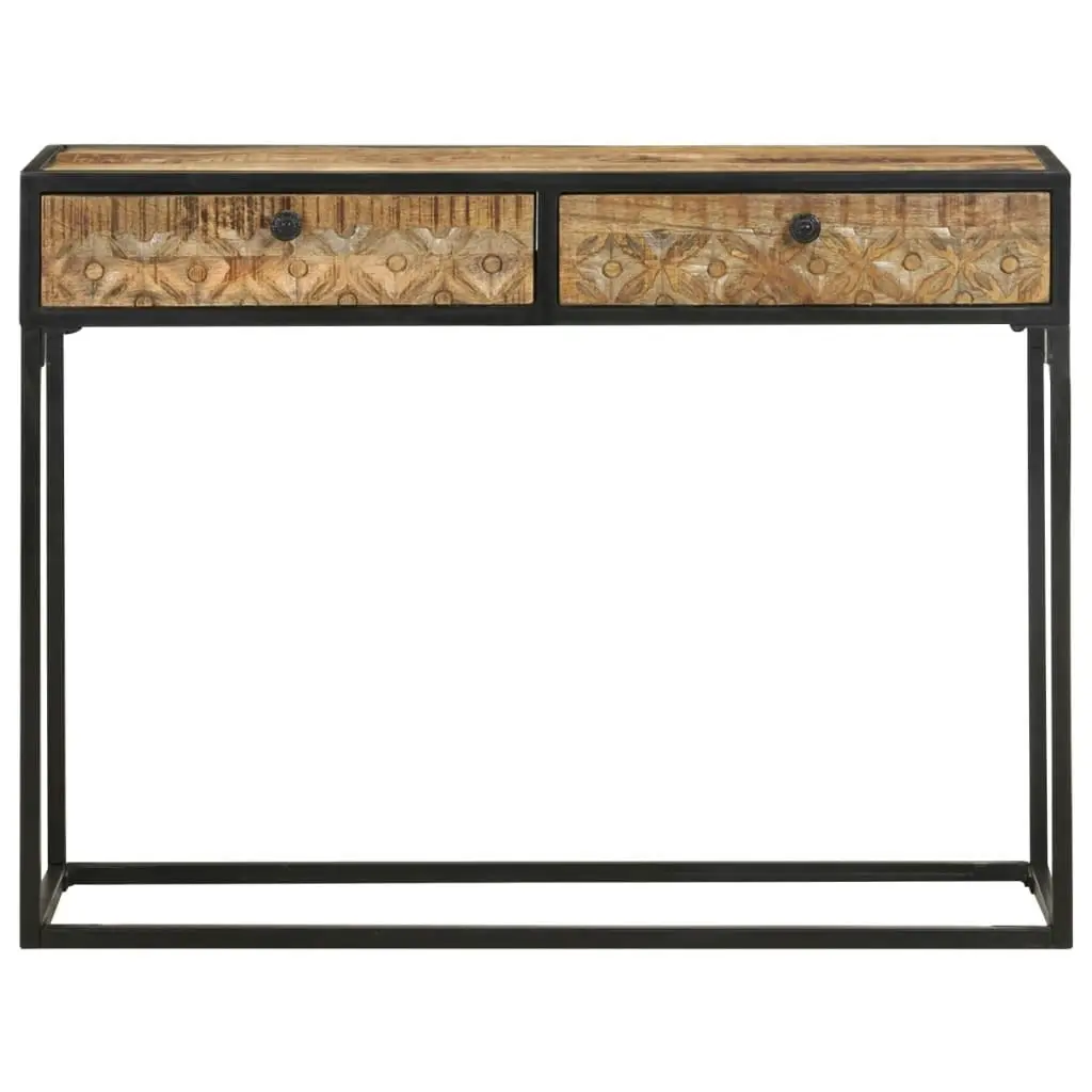 Console Table 100x35x75 cm Solid Mango Wood 321713