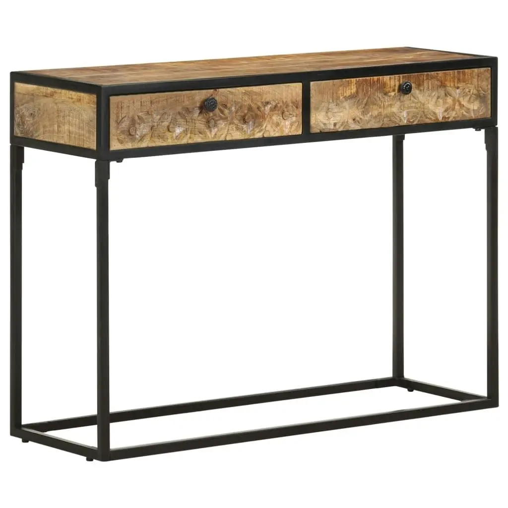 Console Table 100x35x75 cm Solid Mango Wood 321713