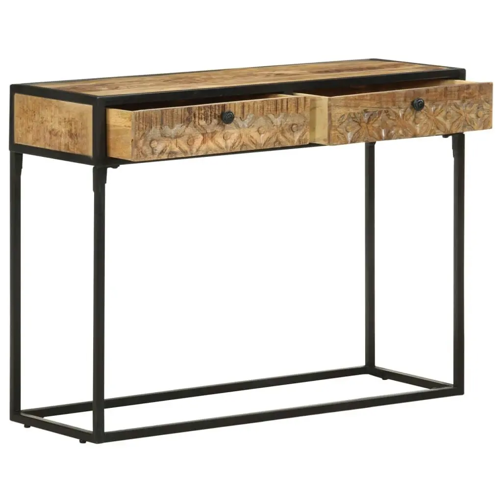 Console Table 100x35x75 cm Solid Mango Wood 321713