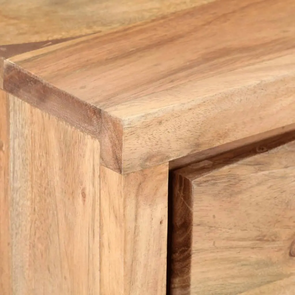 Console Table 100x35x76 cm Solid Acacia Wood with Live Edges 323522