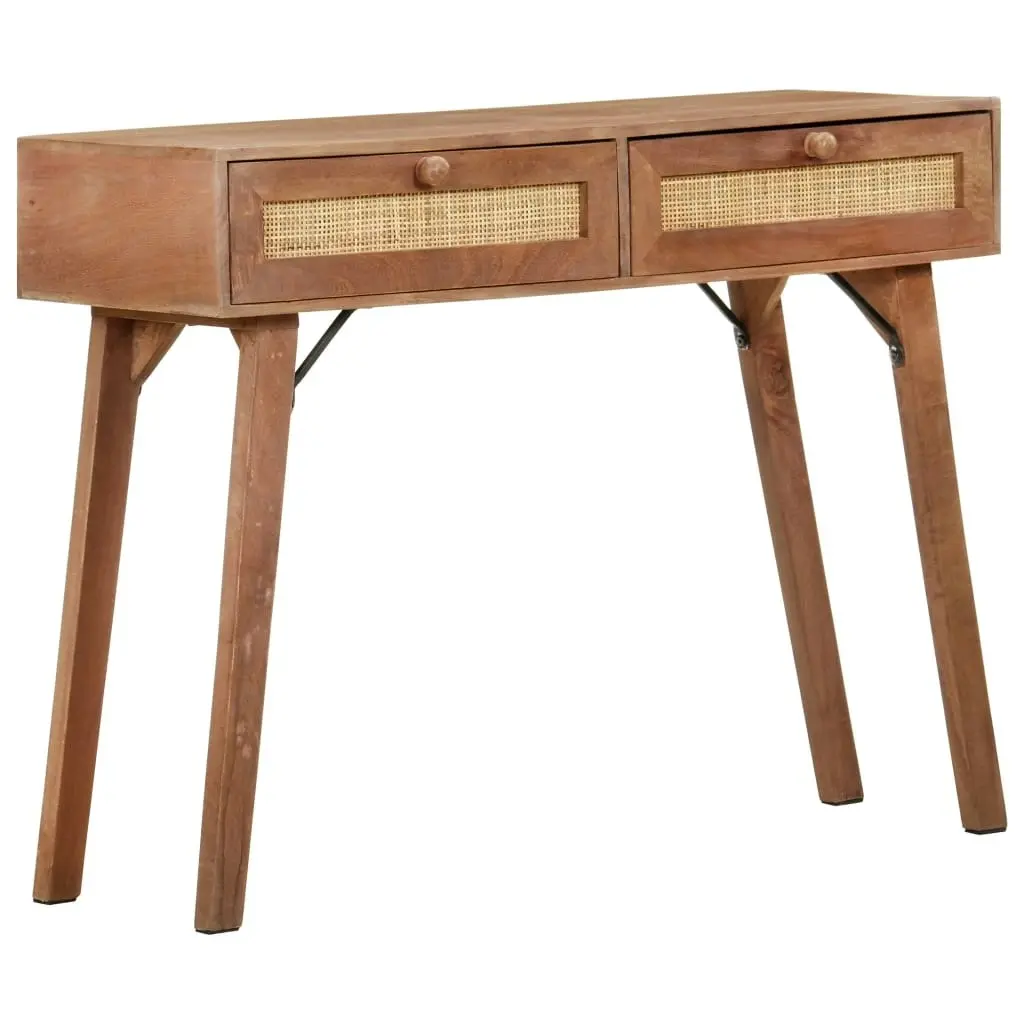 Console Table 100x35x76 cm Solid Mango Wood 323598