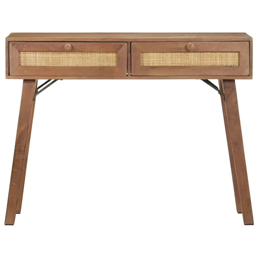 Console Table 100x35x76 cm Solid Mango Wood 323598