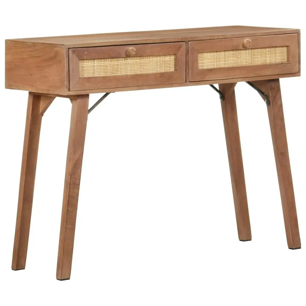 Console Table 100x35x76 cm Solid Mango Wood 323598