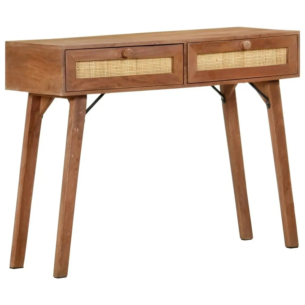 Console Table 100x35x76 cm Solid Mango Wood 323598