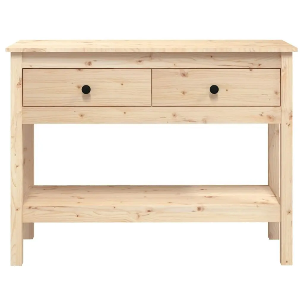 Console Table 100x35x75 cm Solid Wood Pine 814624