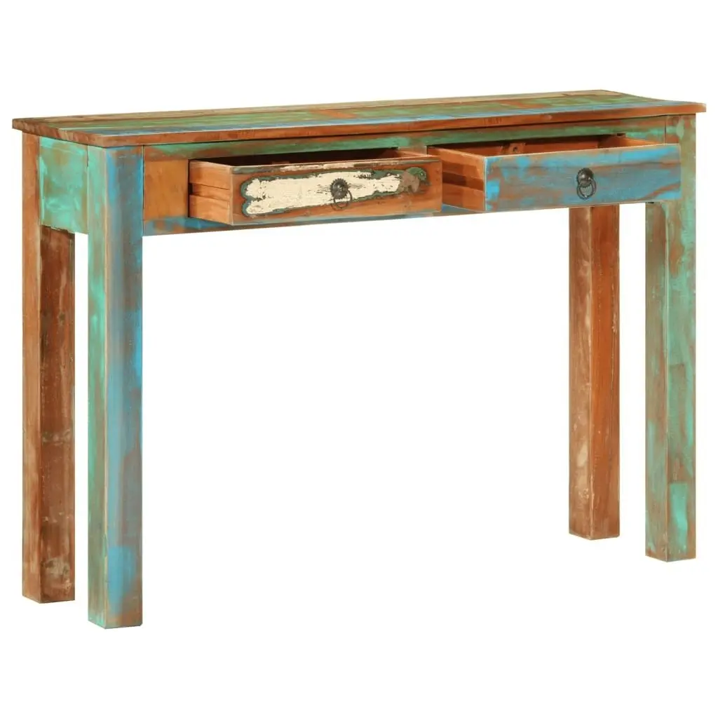 Console Table 110x30x75 cm Solid Wood Reclaimed 352781