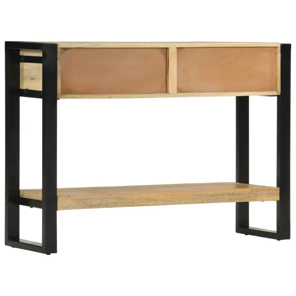 Console Table 110x30x76 cm Solid Rough Wood Mango 351619